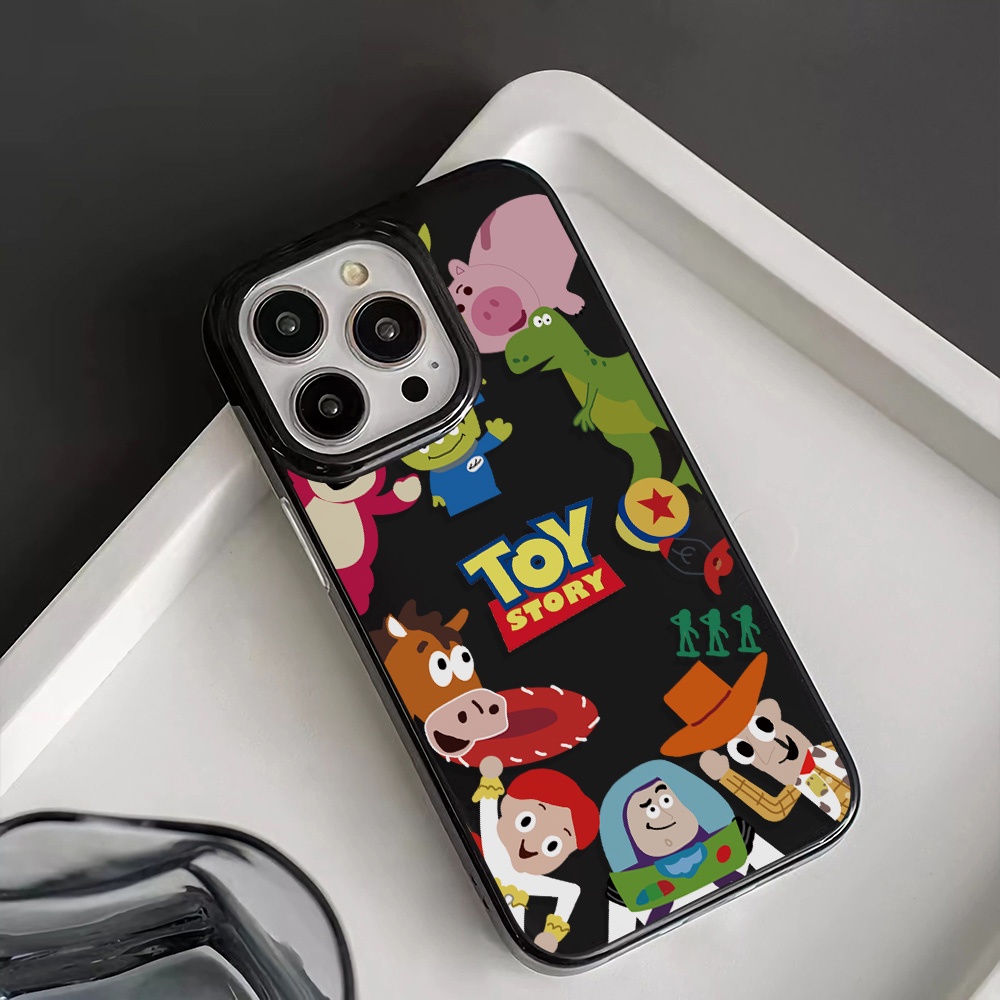 Ốp Điện Thoại Silicone TPU Mềm Bóng In Hình toy story Cho iphone 14promax 11 13 12 7Plus 8 X XS Max