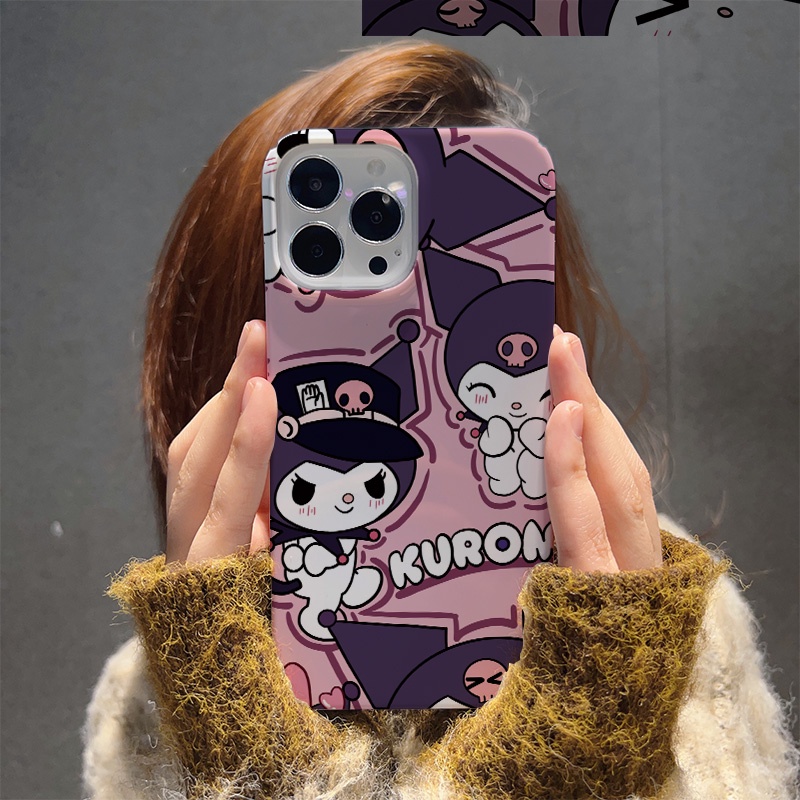 Ốp Điện Thoại Cứng Chống Sốc In Hình Kuromi Dễ Thương Cho iphone 14 pro Max 11 13 12 7Plus 8 X XS Max