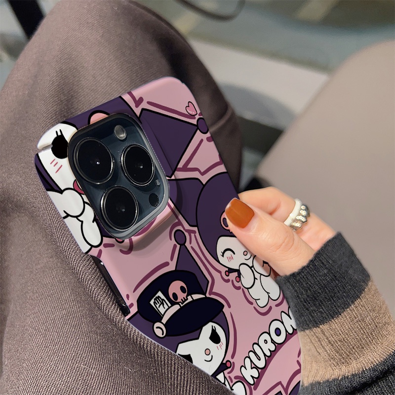 Ốp Điện Thoại Cứng Chống Sốc In Hình Kuromi Dễ Thương Cho iphone 14 pro Max 11 13 12 7Plus 8 X XS Max