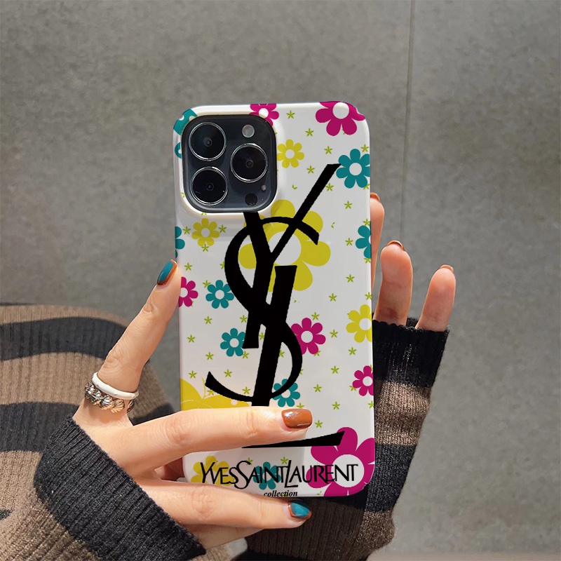 Ốp Điện Thoại Cứng Chống Sốc Họa Tiết Hoa Thời Trang Cho iphone 14 pro Max 11 13 12 7Plus 8 X XS Max