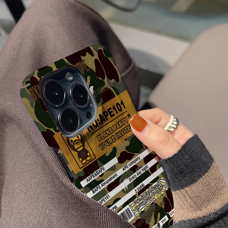 Ốp Điện Thoại Cứng Chống Sốc Họa Tiết Rằn Ri Cho iphone 14 pro Max 11 13 12 7Plus 8 X XS Max