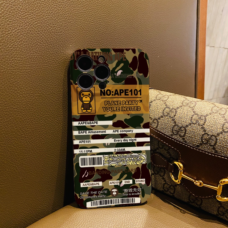 Ốp Điện Thoại Cứng Chống Sốc Họa Tiết Rằn Ri Cho iphone 14 pro Max 11 13 12 7Plus 8 X XS Max