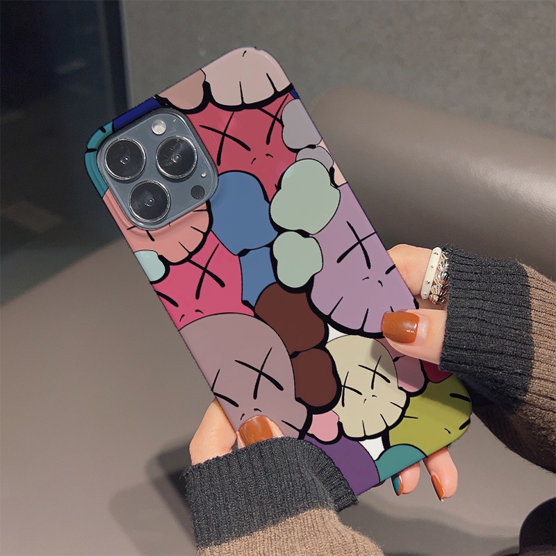Ốp Điện Thoại Cứng Chống Sốc In Hình Gấu Hoạt Hình Cho iphone 14 pro Max 11 13 12 7Plus 8 X XS Max