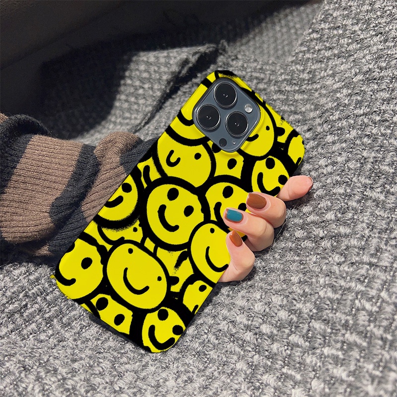 Ốp ĐiệN ThoạI ChốNg SốC HìNh MặT CườI Cho iphone 14 pro Max 11 13 12 7 Plus 8 X XS Max