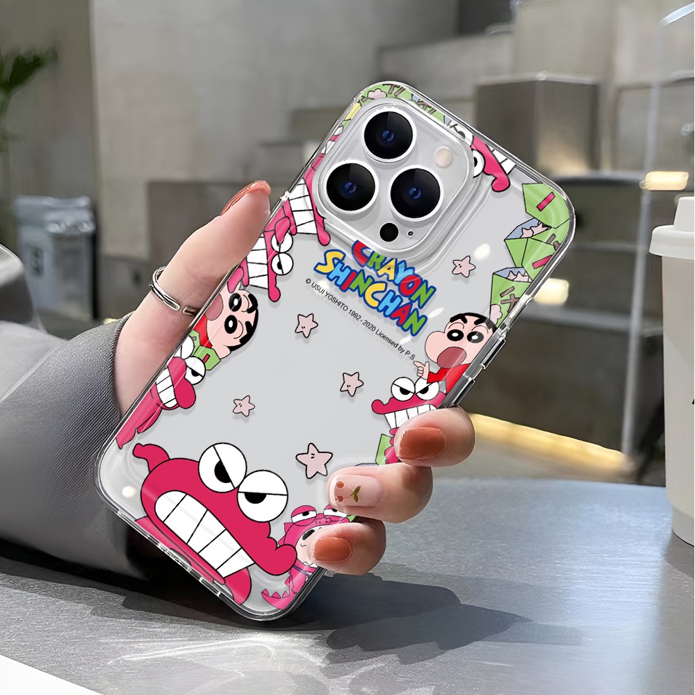 Ốp Điện Thoại Trong Suốt Chống Sốc In Hình Quái Vật Khủng Long Cho iphone 14 pro max 11 13 12 7 8 Plus X XR XSMax