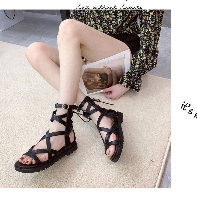 Dép Sandal Mùa Hè Có Khóa Kéo Phong Cách Thời Trang Mới