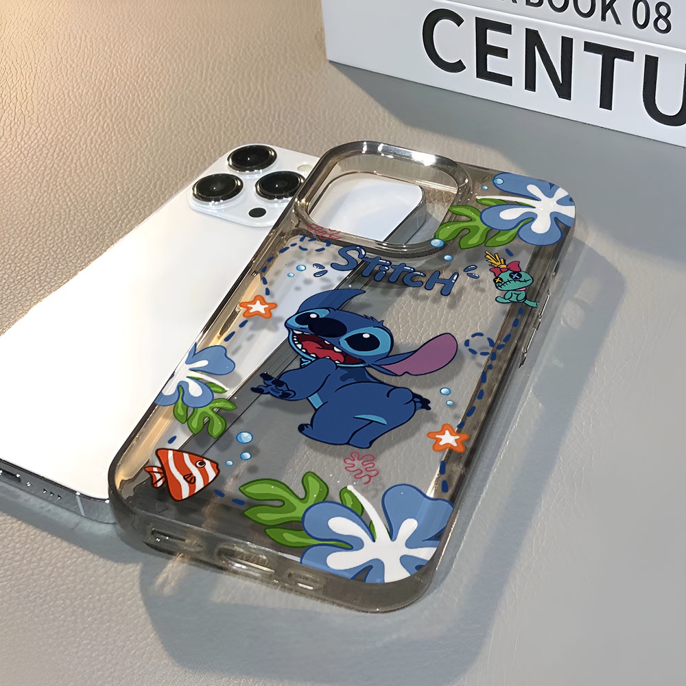 Ốp Điện Thoại Trong Suốt In Hình Stitch Cho iphone 14 pro max 11 13 12 7 8 Plus X XR XSMax