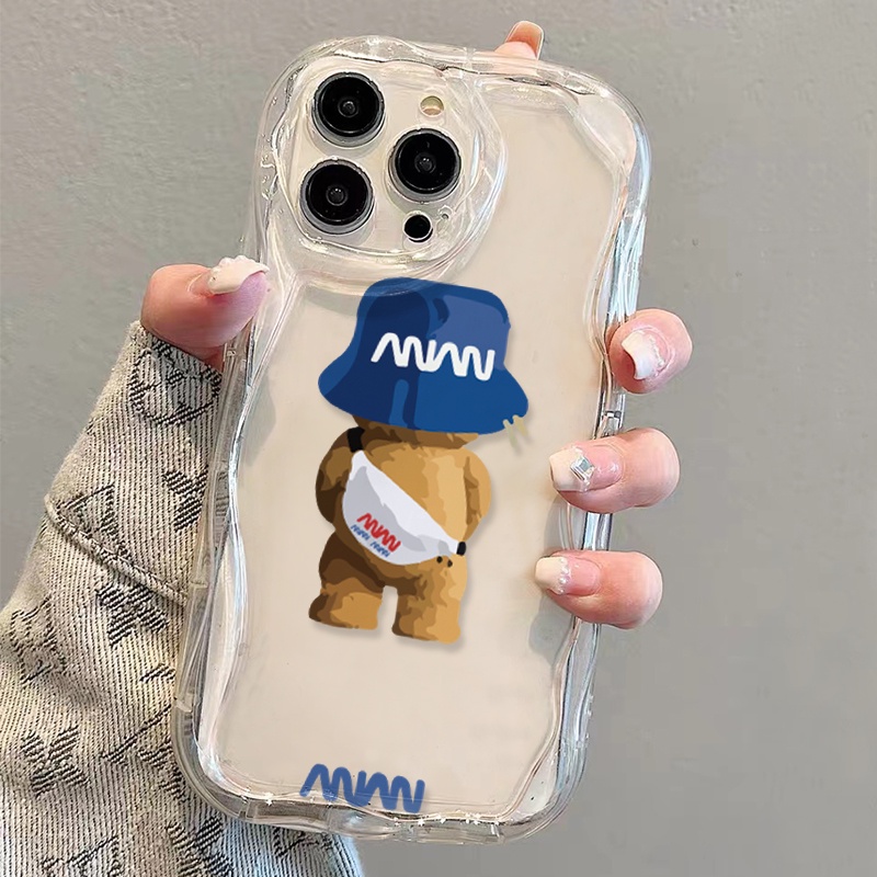 Ốp Điện Thoại Mềm Trong Suốt Họa Tiết NASA Gấu Đáng Yêu Cho iphone 14 pro Max 11 13 12 7Plus 8 X XS Max