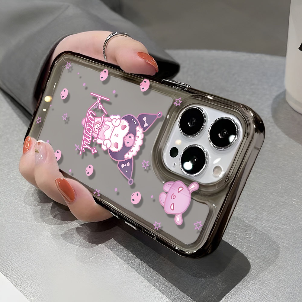 Ốp Điện Thoại Trong Suốt In Hình Kuromi Cho iphone 14 pro max 11 13 12 7 8 Plus X XR XSMax