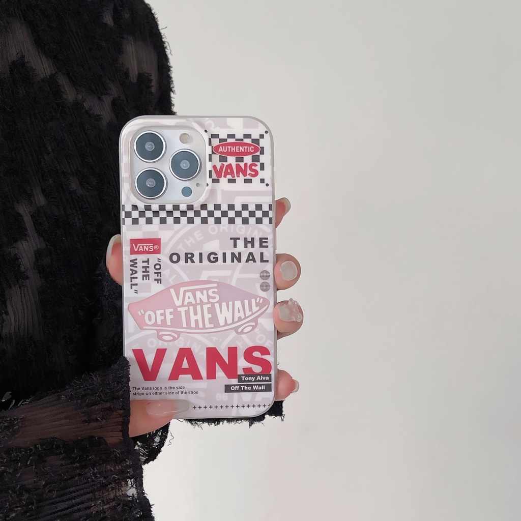 Ốp Điện Thoại IMD Họa Tiết Kẻ Sọc In Chữ Thời Trang Cho IPhone 14promax 14pro 14 13promax 12