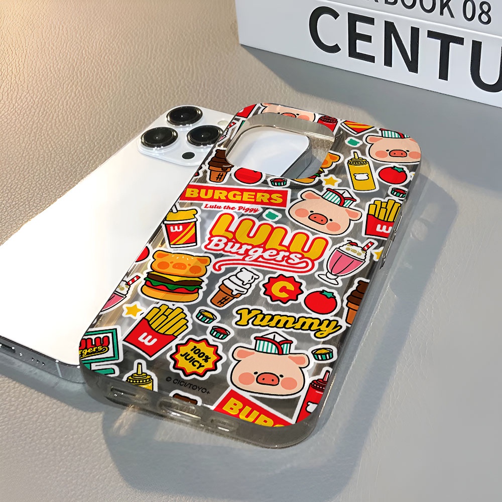 Ốp Điện Thoại Trong Suốt Chống Sốc Hình Thức Ăn Cho iphone 14 pro max 11 13 12 7 8 Plus X XR XSMax