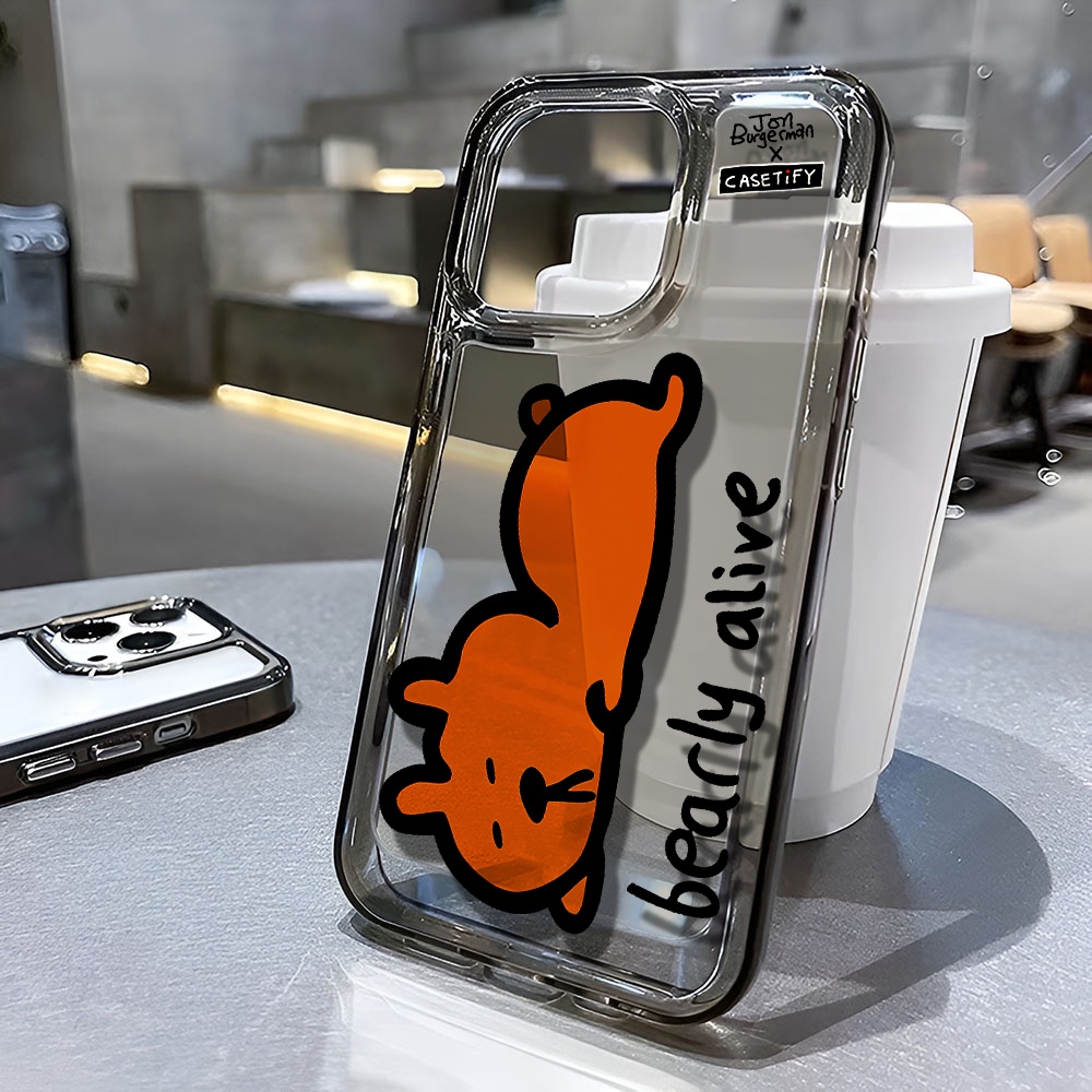 Ốp Điện Thoại Trong Suốt Chống Sốc In Hình Chú Chó Hoạt Họa Cho iphone 14 pro max 11 13 12 7 8 Plus X XR XSMax