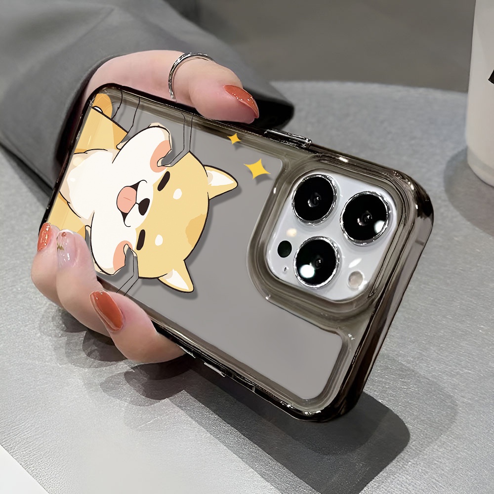 Ốp Điện Thoại Trong Suốt Chống Sốc In Hình Chú Chó Cho iphone 14 pro max 11 13 12 7 8 Plus X XR XSMax