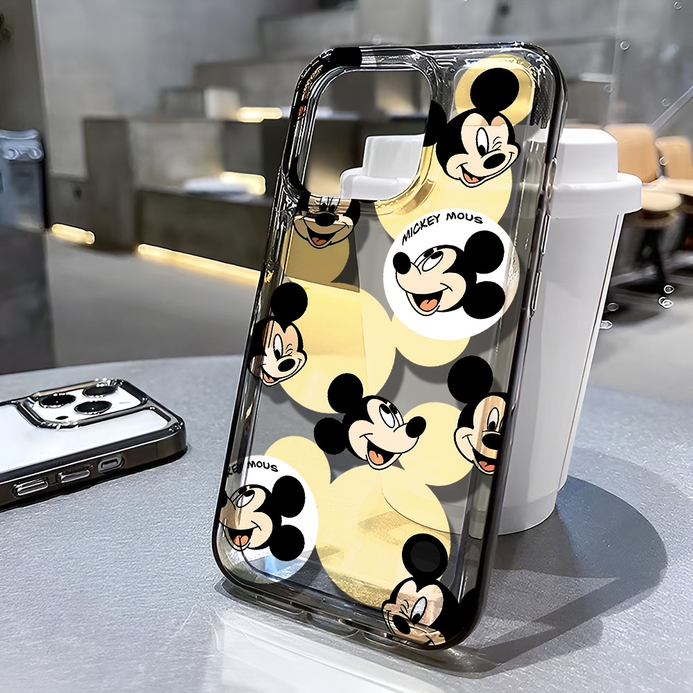 Ốp Điện Thoại Trong Suốt Chống Sốc In Hình Chuột mickey Cho iphone 14 pro max 11 13 12 7 8 Plus X XR XSMax