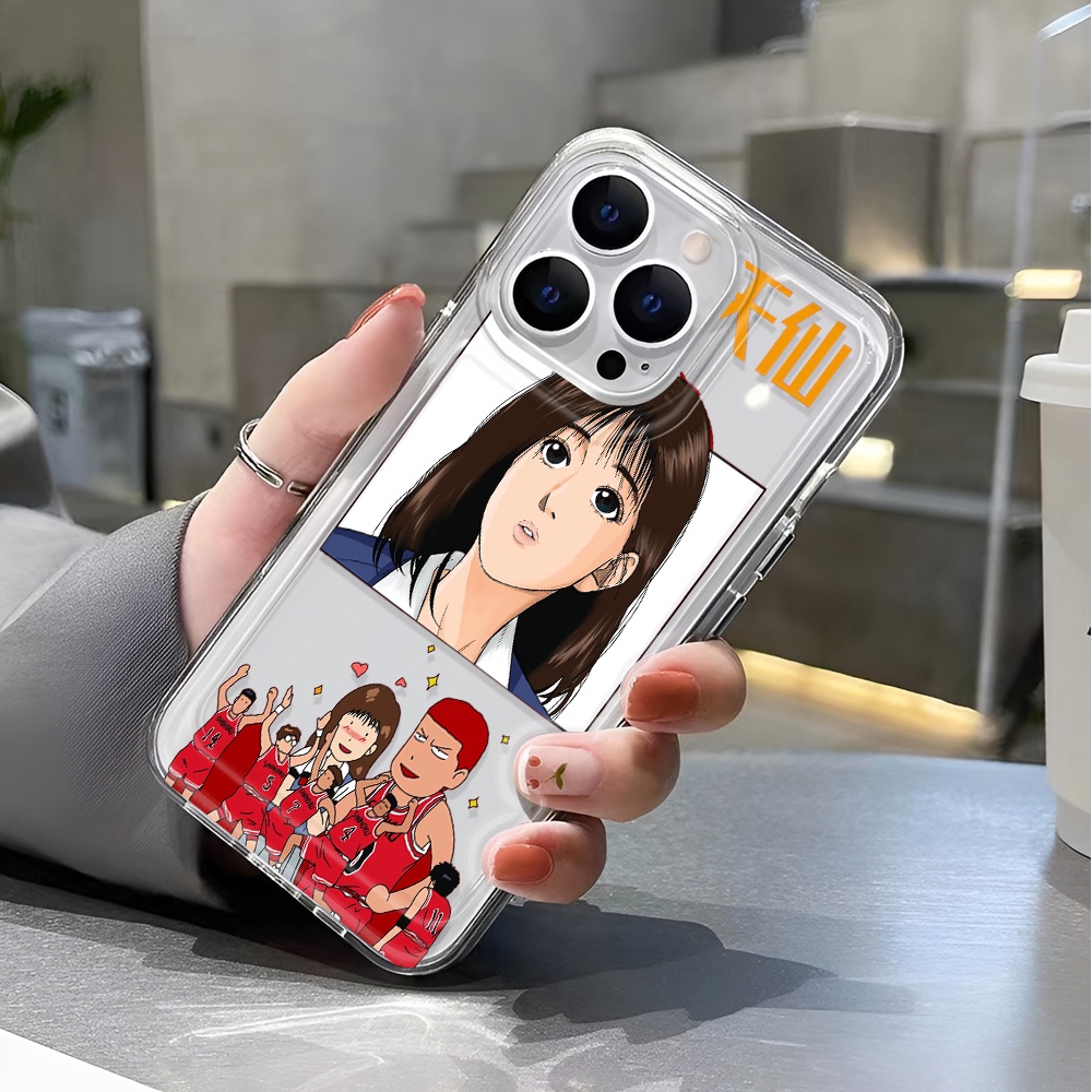 Ốp Điện Thoại Trong Suốt Chống Sốc Họa Tiết Bóng Rổ Cho iphone 14 pro max 11 13 12 7 8 Plus X XR XSMax