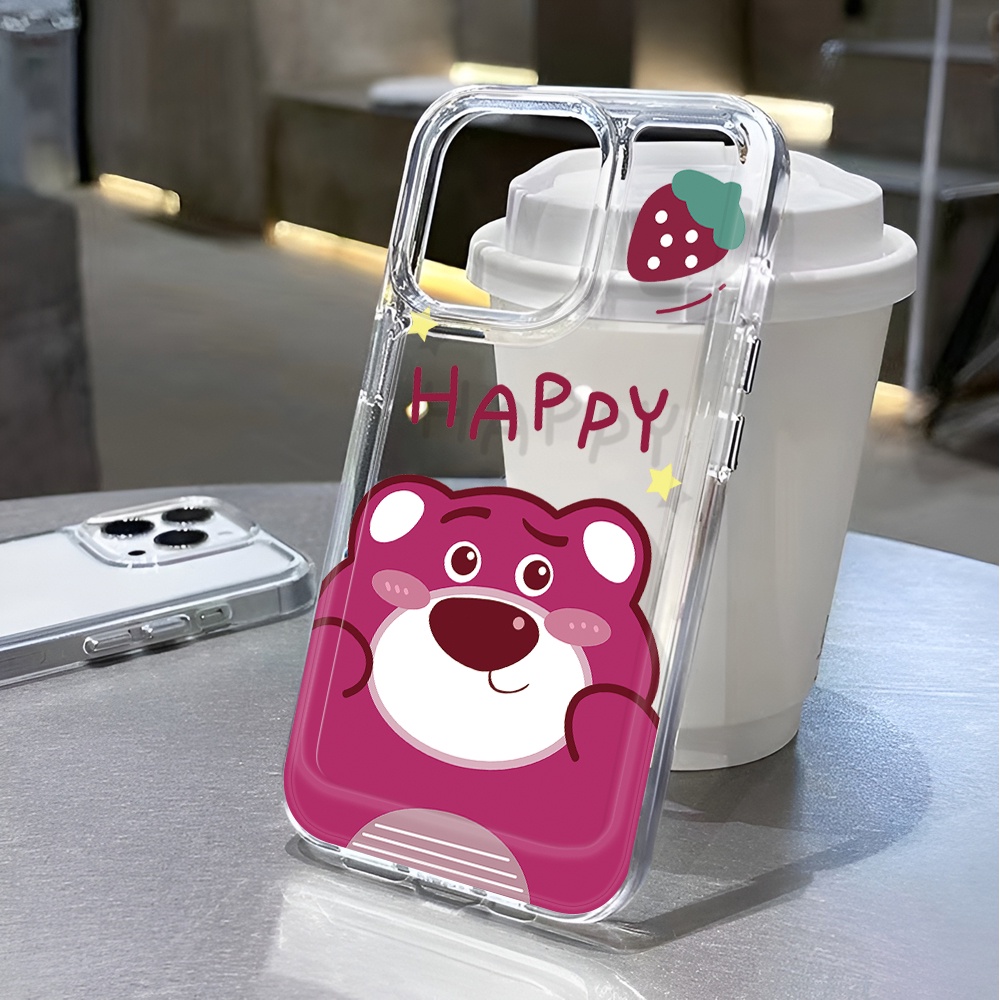 Ốp Điện Thoại Trong Suốt Họa Tiết Hoạt Hình Cho iphone 14 pro max 11 13 12 7 8 Plus X XR XSMax