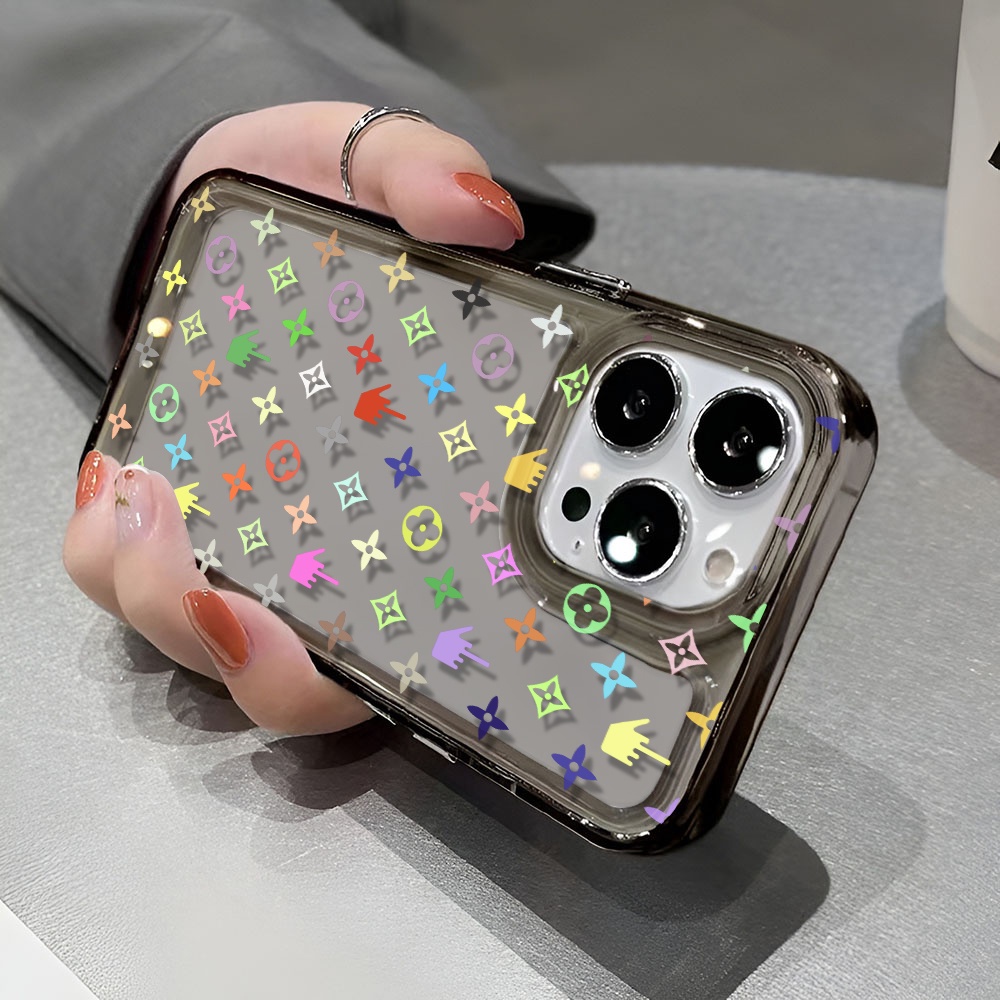 Ốp Điện Thoại Trong Suốt Chống Sốc Họa Tiết Hoa Cho iphone 14 pro max 11 13 12 7 8 Plus X XR XSMax