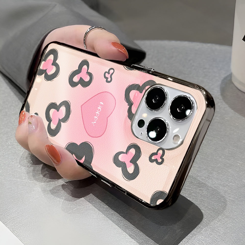 Ốp Điện Thoại Trong Suốt Chống Sốc In Hình Hoa Hồng Cho iphone 14 pro max 11 13 12 7 8 Plus X XR XSMax