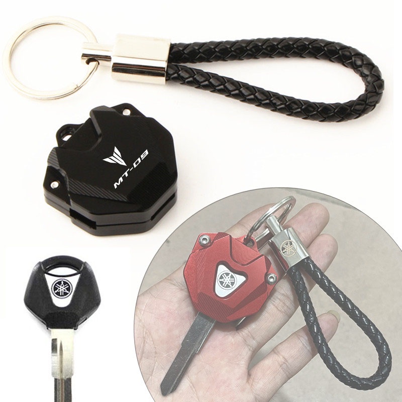Bao Da Hợp Kim Nhôm Bảo Vệ Chìa Khóa Xe Mô Tô yamaha mt09 mt-09 Ốp