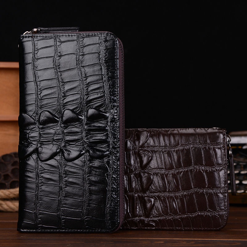 Ví Da Cá Sấu Dáng Dài Đa Năng Sang Trọng Dành Cho Nam