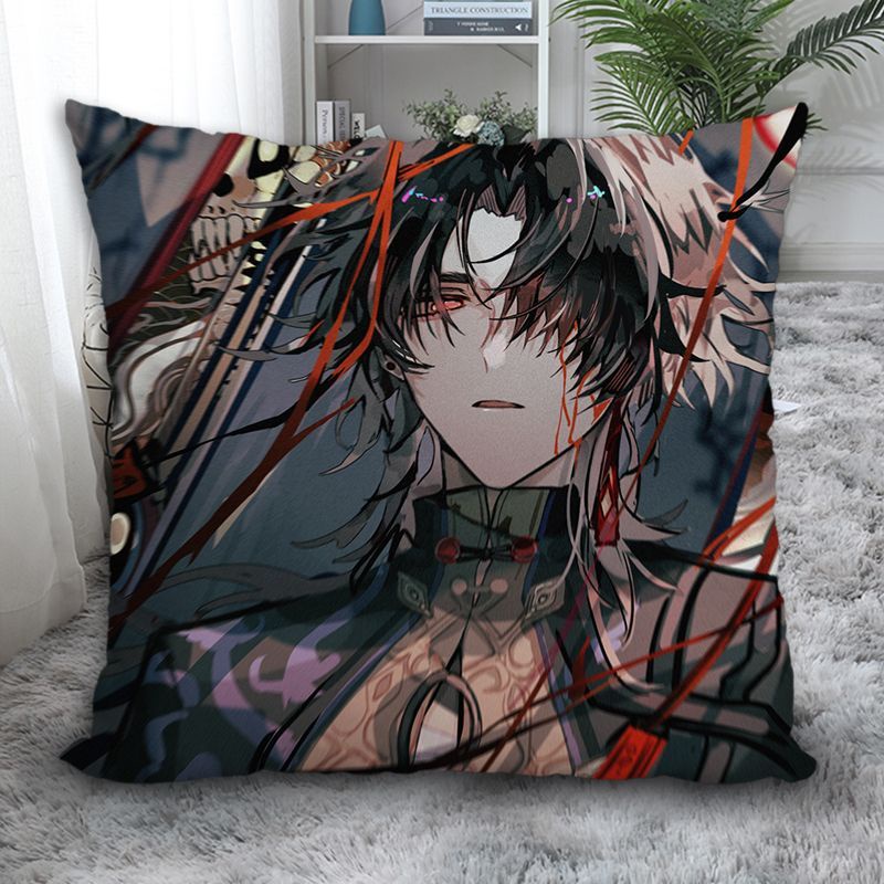 Gối nằm MARK COURT hình vuông in họa tiết hai Honkai: star rail tingyun jing yuan franz kafka bailu blade honka