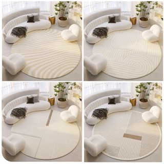 thảm tròn phong cách hiện đại đơn giản Chiếu len cuộn Tatami 60x60cmĐẾN140x140cm Chất lượng cao chống trượt dày thảm lau chân thảm trải sàn phòng ngủ thảm trải sàn trang trí phòng ngủ