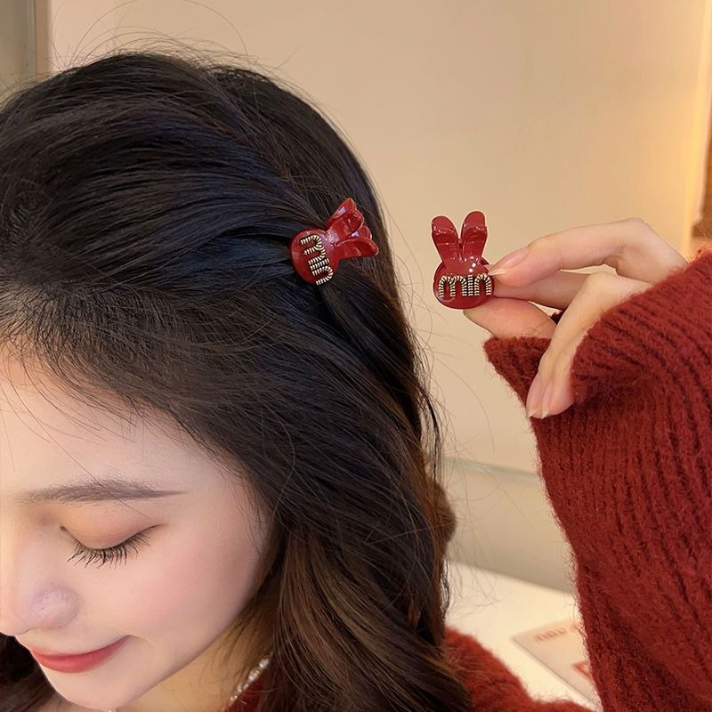 Kẹp Tóc mini In Chữ Phong Cách Hàn Quốc Thời Trang Cho Nữ