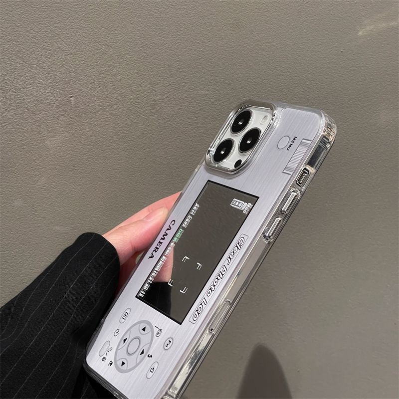 Ốp Điện Thoại Mềm Hình Máy Ảnh Vui Nhộn Cho Oppo A58x A8 / 9 / 11 A96 A97 Findx3 / X3pro A15 / A35