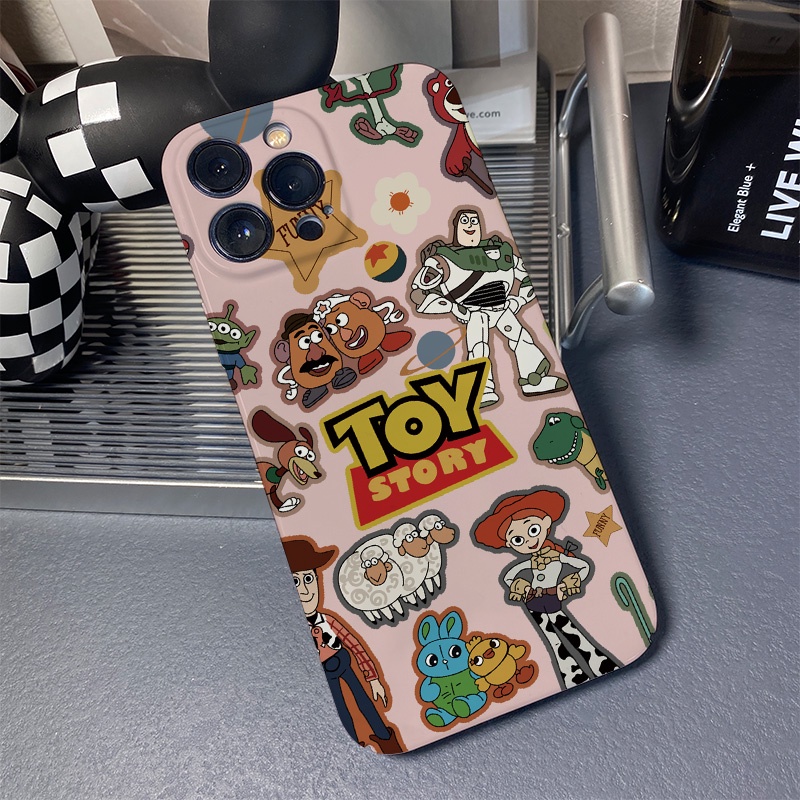 Ốp Điện Thoại Cứng Chống Sốc In Hình Toy Story Thời Trang Cho iphone 14promax 11 13 12 7Plus 8 X XS Max