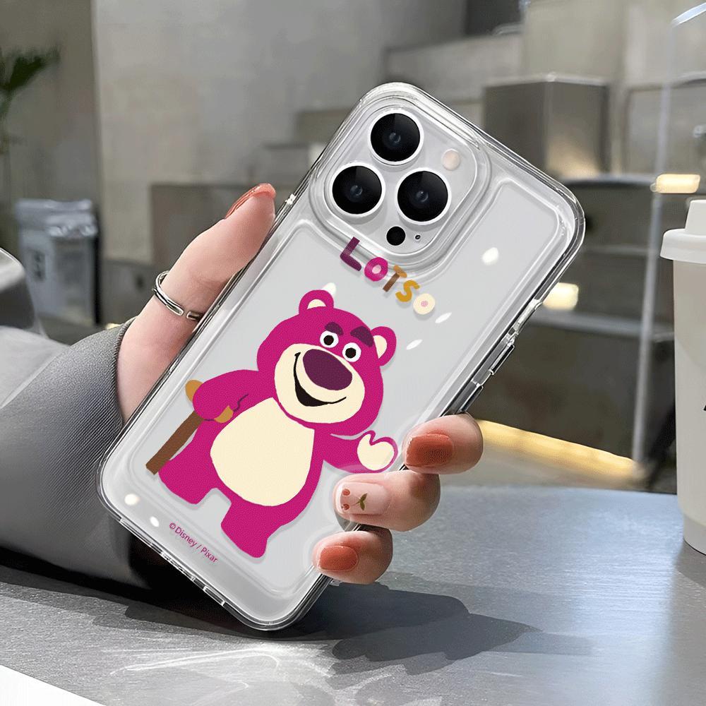 Ốp Điện Thoại Trong Suốt Chống Sốc In Hình Gấu Cho iphone 14promax 11 13 12 7Plus 7 8 Plus X XR XSMax
