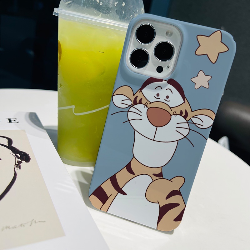Ốp Điện Thoại Cứng Chống Sốc Họa Tiết Hổ Hoạt Hình Cho iphone 14 pro Max 11 13 12 7Plus 8 X XS Max