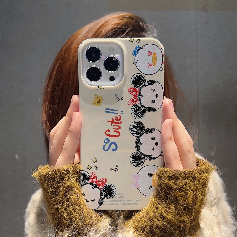 Ốp Điện Thoại Cứng Chống Sốc Họa Tiết Hoạt Hình Cho iphone 14 pro Max 11 13 12 7Plus 8 X XS Max