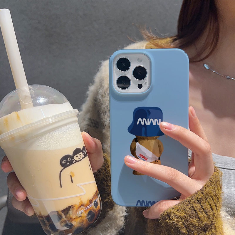 Ốp Điện Thoại Cứng Chống Sốc In Hình Gấu NASA Cho iphone 14 pro Max 11 13 12 7Plus 8 X XS Max