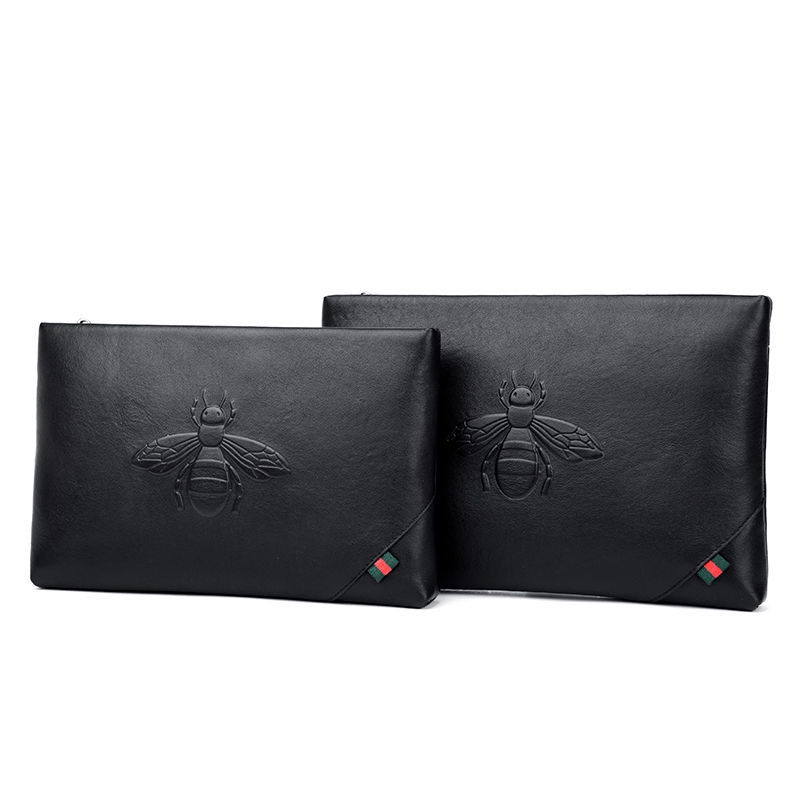 Túi xách nam Túi xách da mềm Túi xách nam Túi xách nam công suất lớn Giải trí kinh doanh thời trang Túi xách thanh niên