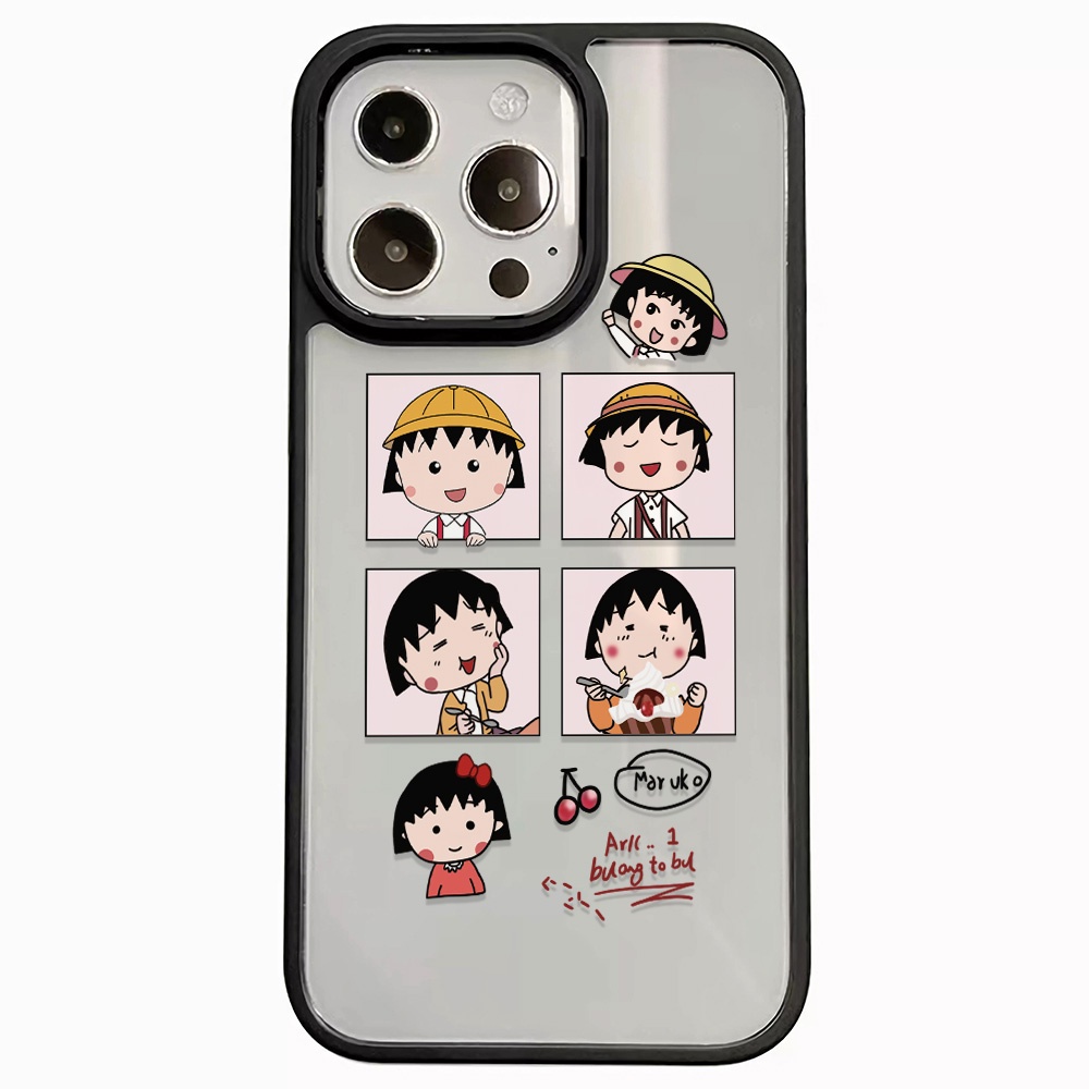 Ốp Điện Thoại Nhựa Acrylic Cứng Trong Suốt In Hình Quả Cherry Thời Trang Cho iphone 14 pro Max 11 13 12 7Plus 8 X XS Max