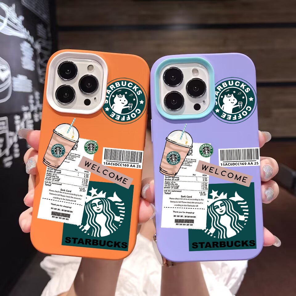 Ốp Điện Thoại silicon Dẻo in Chữ Và Ly Cà Phê 3 Trong 1 Cho iPhone 14Promax 13 12 11 7Plus X XR 7 8