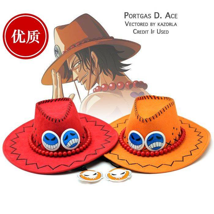 * * M n n V i Vi n * Ace Mũ Cao Bồi Chống Nắng Mùa Hè Biểu Diễn Anime One Piece Cho Nam