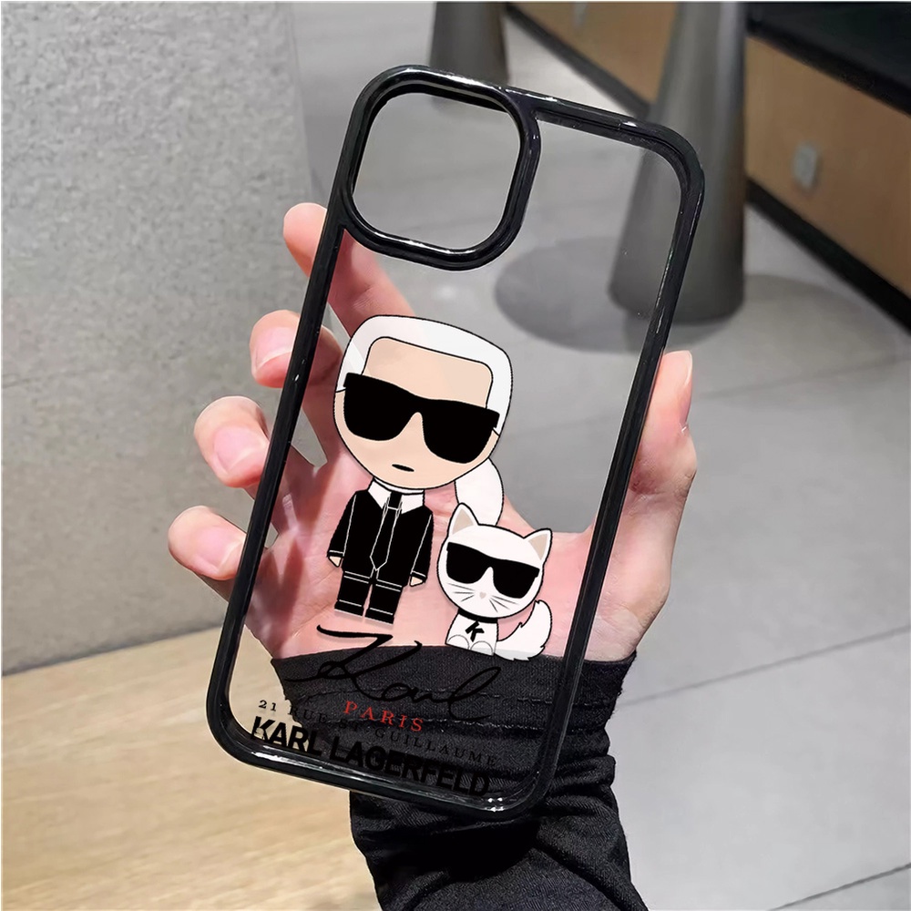 Ốp Điện Thoại Nhựa Acrylic Cứng Trong Suốt Hình Người Ngoài Hành Tinh Cho iphone 14 pro Max 11 13 12 7Plus 8 X XS Max