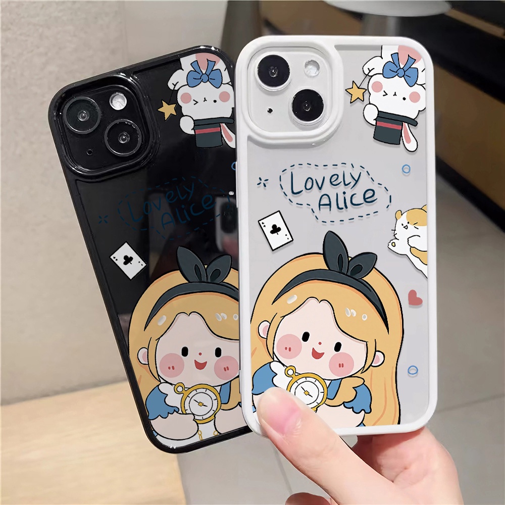 Ốp Điện Thoại Nhựa Acrylic Cứng Trong Suốt Hình Công Chúa Cho iphone 14 pro Max 11 13 12 7Plus 8 X XS Max