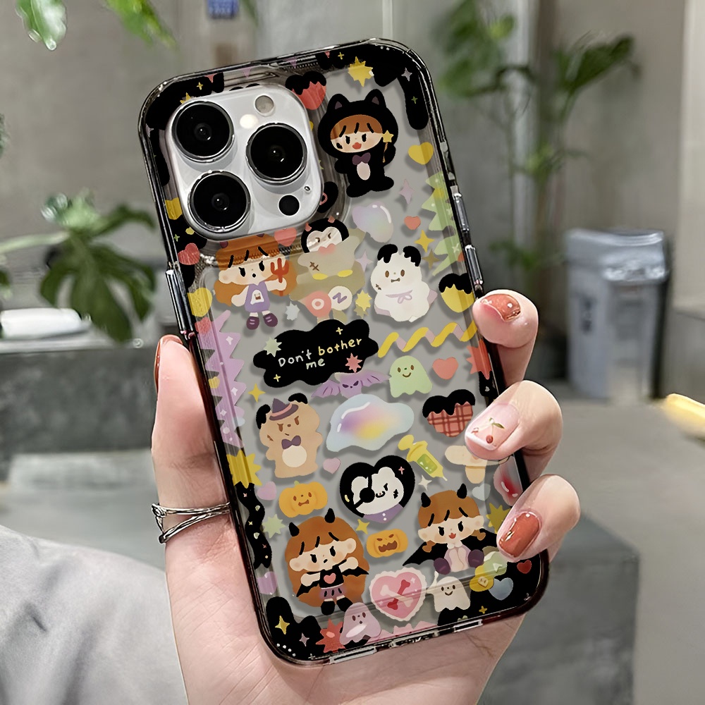 Ốp Điện Thoại Trong Suốt In Hình Gấu Hoạt Hình Cho iphone 14 pro max 11 13 12 7 8 Plus X XR XSMax