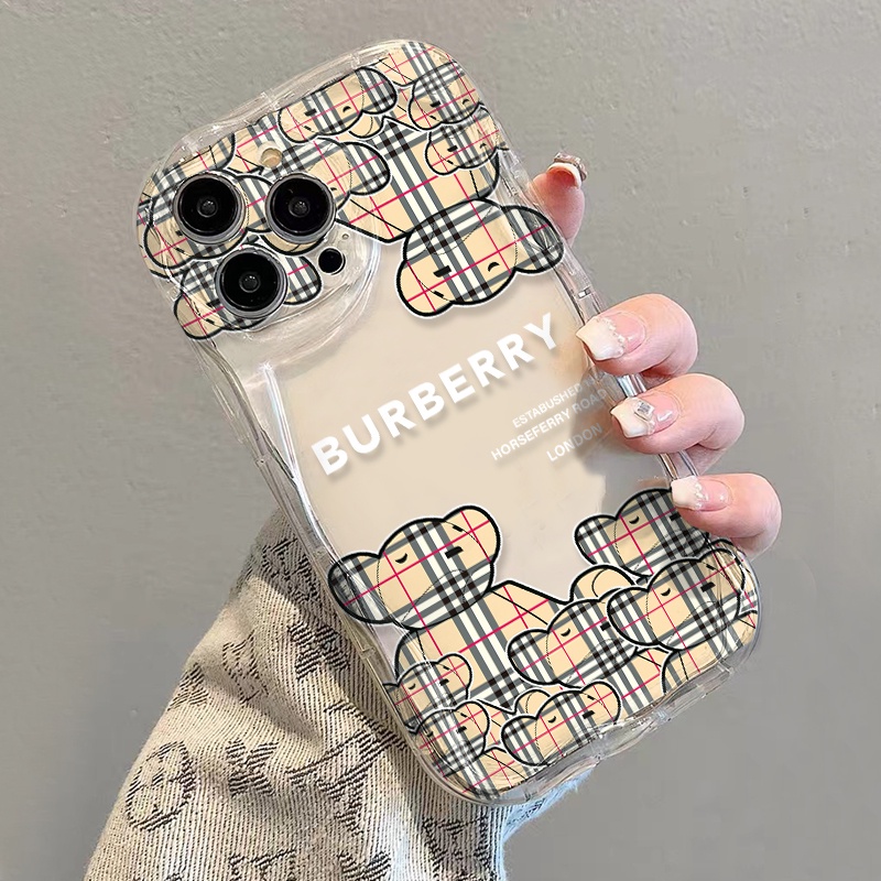 Ốp Điện Thoại Dẻo Trong Suốt Họa Tiết Hoạt Hình Chú Gấu Dễ Thương Cho iphone 14 pro Max 11 13 12 7Plus 8 X XS Max