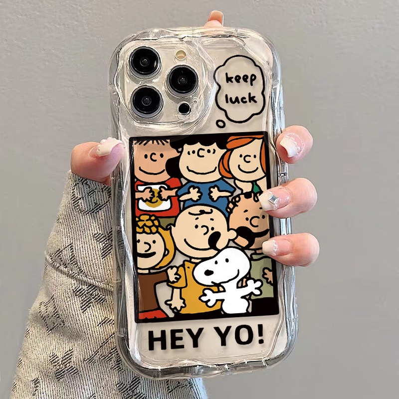 Ốp Điện Thoại Dẻo Trong Suốt Họa Tiết Hoạt Hình Snoopy Dễ Thương Cho iphone 14 pro Max 11 13 12 7Plus 8 X XS Max