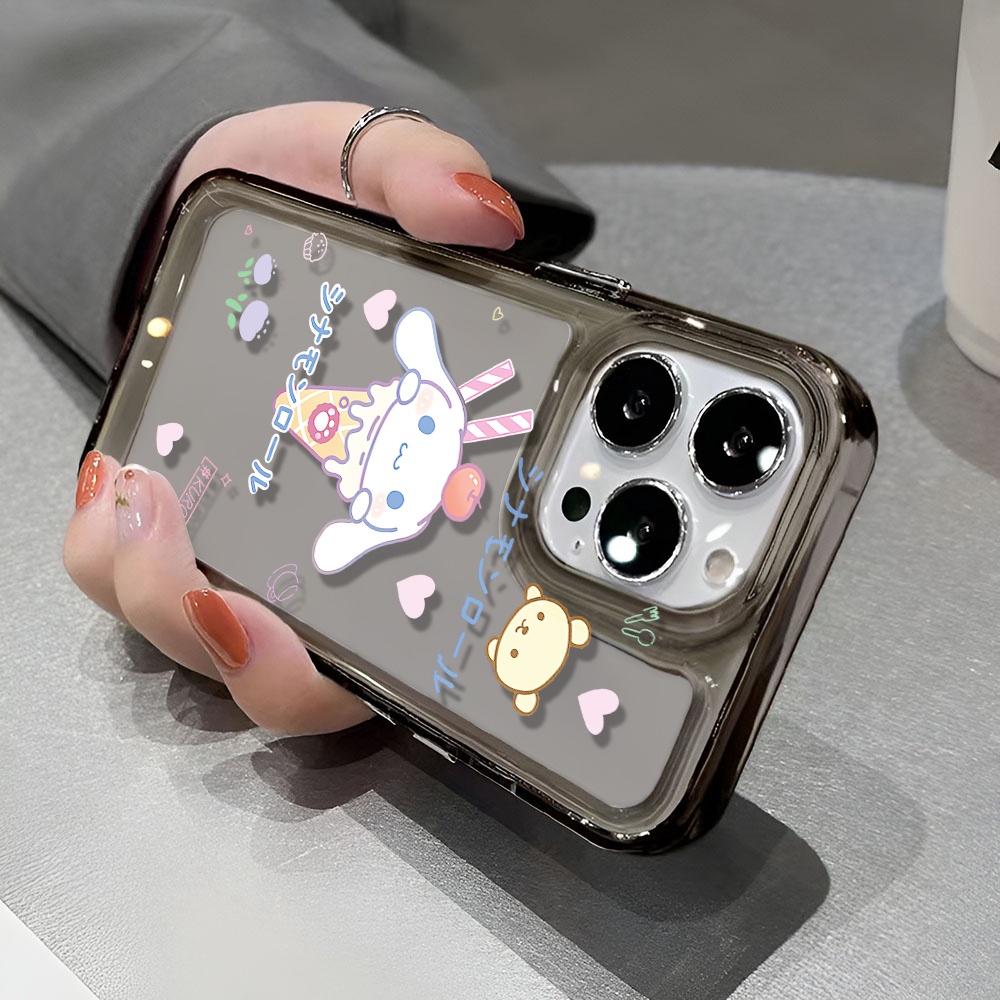 Ốp Điện Thoại Trong Suốt Họa Tiết Hoạt Hình Cinnamoroll Dễ Thương Cho iphone 14 pro max 11 13 12 7 8 Plus X XR XSMax