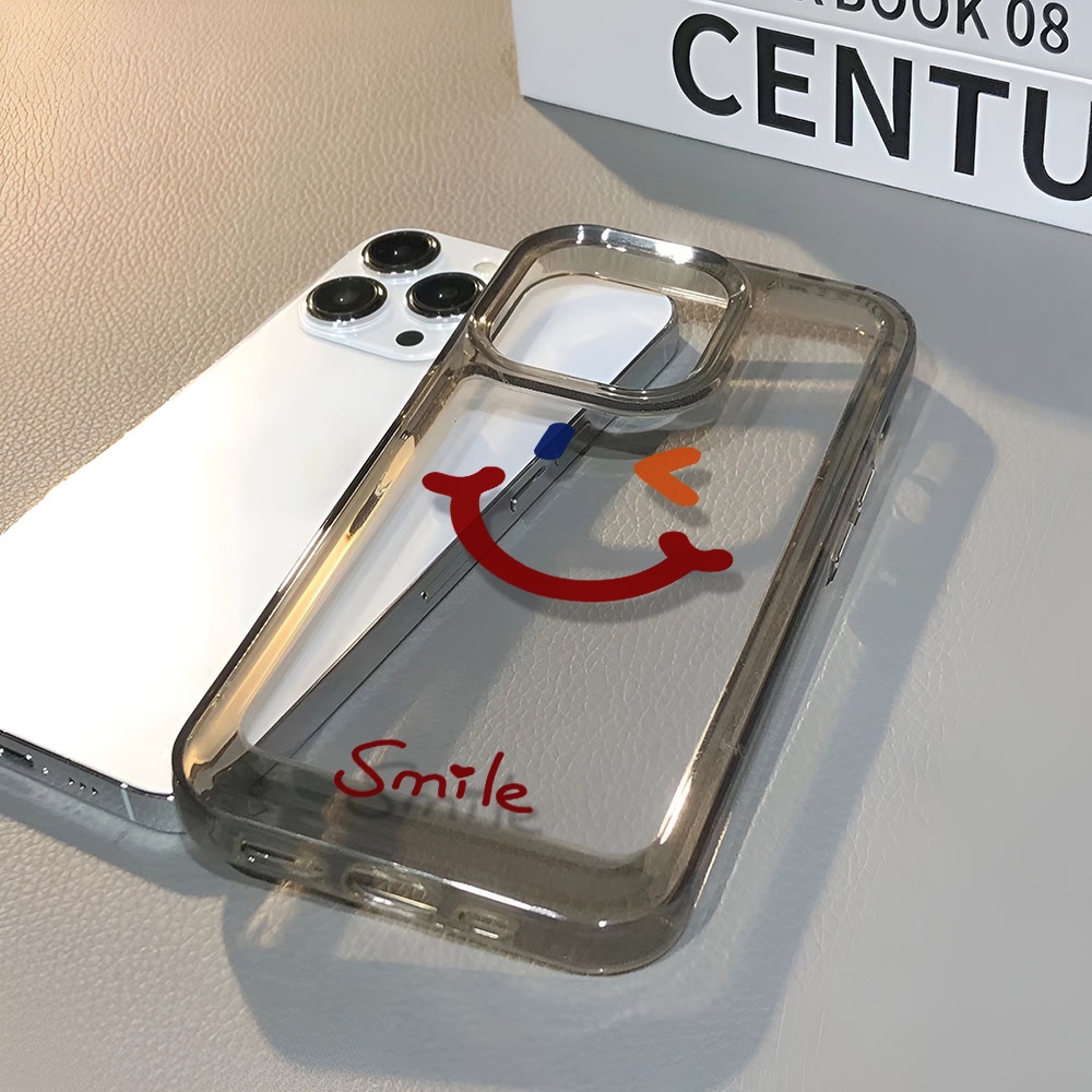 Ốp Điện Thoại Trong Suốt In Hình Mặt Cười Cho iphone 14 pro max 11 13 12 7 8 Plus X XR XSMax