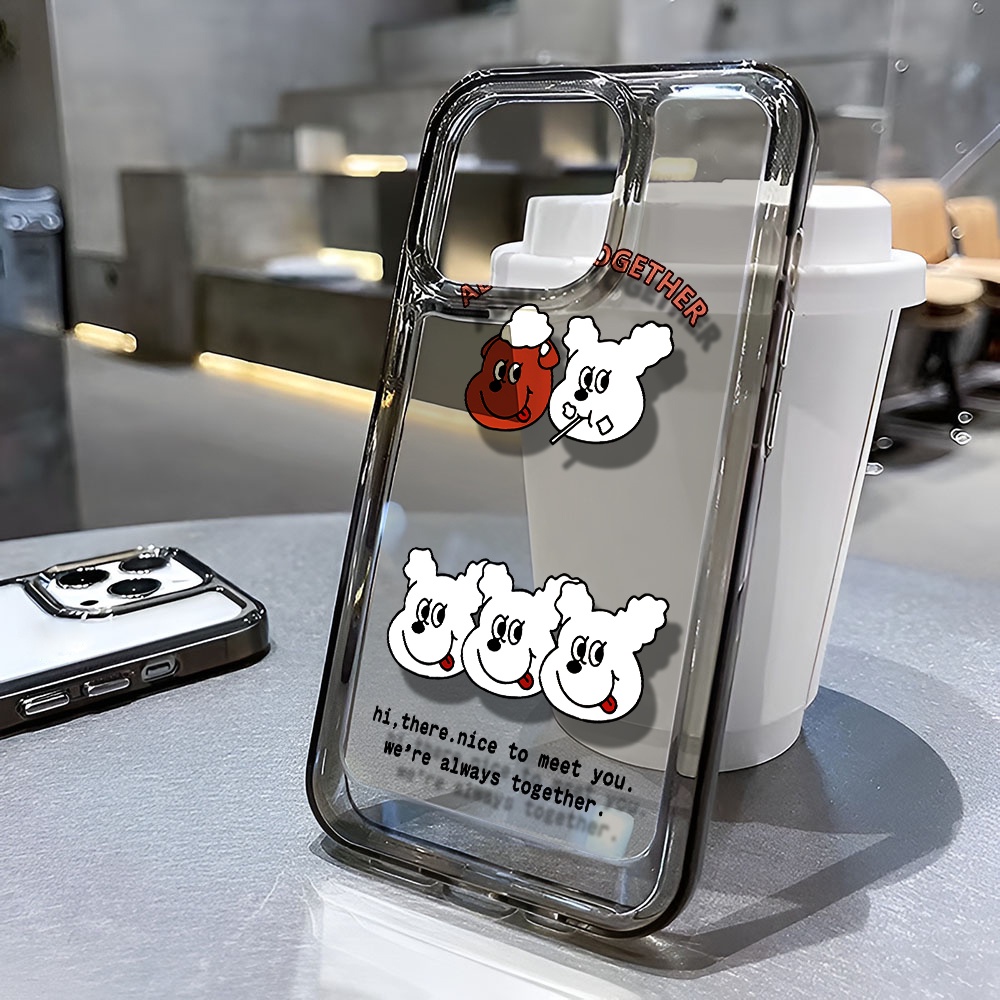 Ốp Điện Thoại Trong Suốt Hình Thỏ Dễ Thương Cho iphone 14 pro max 11 13 12 7 8 Plus X XR XSMax