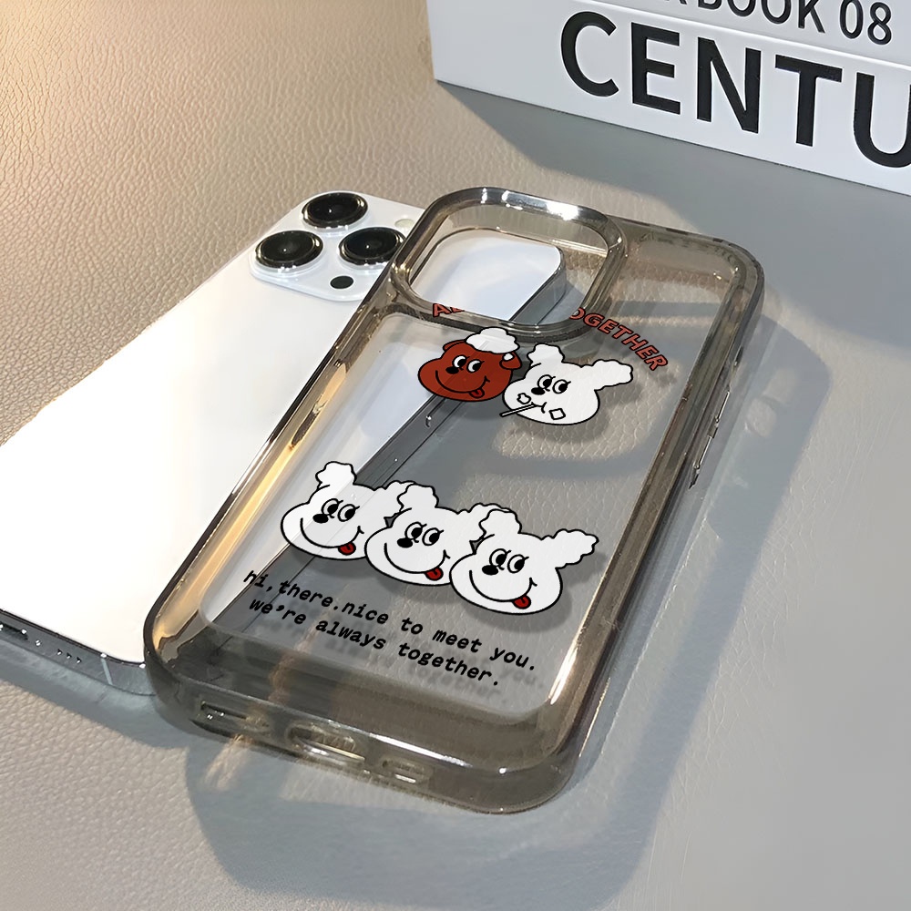 Ốp Điện Thoại Trong Suốt Hình Thỏ Dễ Thương Cho iphone 14 pro max 11 13 12 7 8 Plus X XR XSMax