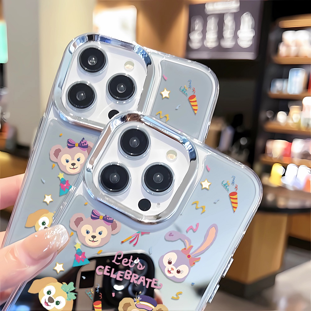 Ốp Điện Thoại Họa Tiết Gấu duffy Cho iphone 14 pro max 11 12 13 8 7 Plus X XR XSMax