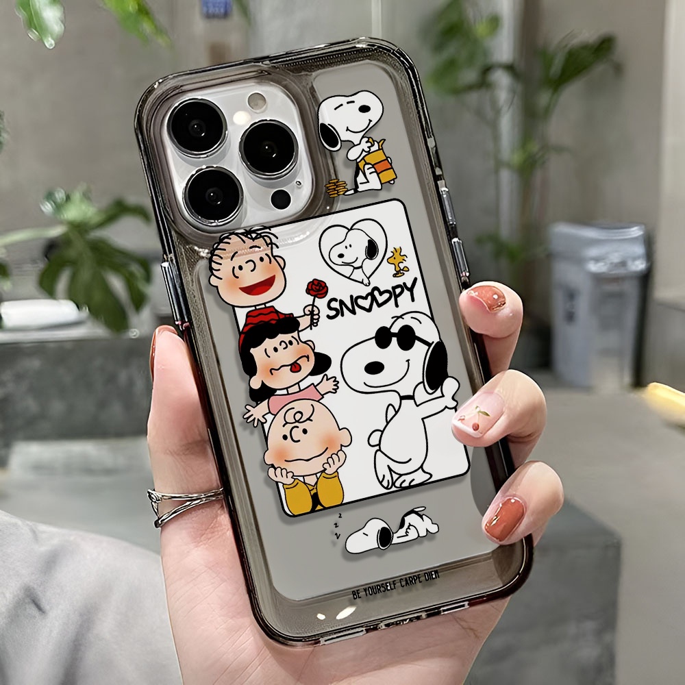 Ốp Điện Thoại Trong Suốt In Hình Cậu Bé Không Gian Cho iphone 14 pro max 11 13 12 7 8 Plus X XR XSMax