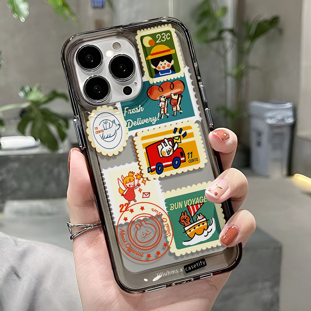 Ốp Điện Thoại Trong Suốt Họa Tiết Thời Trang Cho iphone 14 pro max 11 13 12 7 8 Plus X XR XSMax