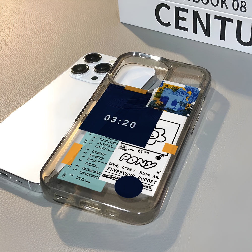 Ốp Điện Thoại Trong Suốt Họa Tiết Không Gian Thời Trang Cho iphone 14 pro max 11 13 12 7 8 Plus X XR XSMax